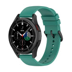 20mm Round Tail Silicone Watch Band, For Samsung Galaxy Watch 5 40mm, For Samsung Galaxy Watch 5 44mm, For Samsung Galaxy Watch 5 Pro 45mm