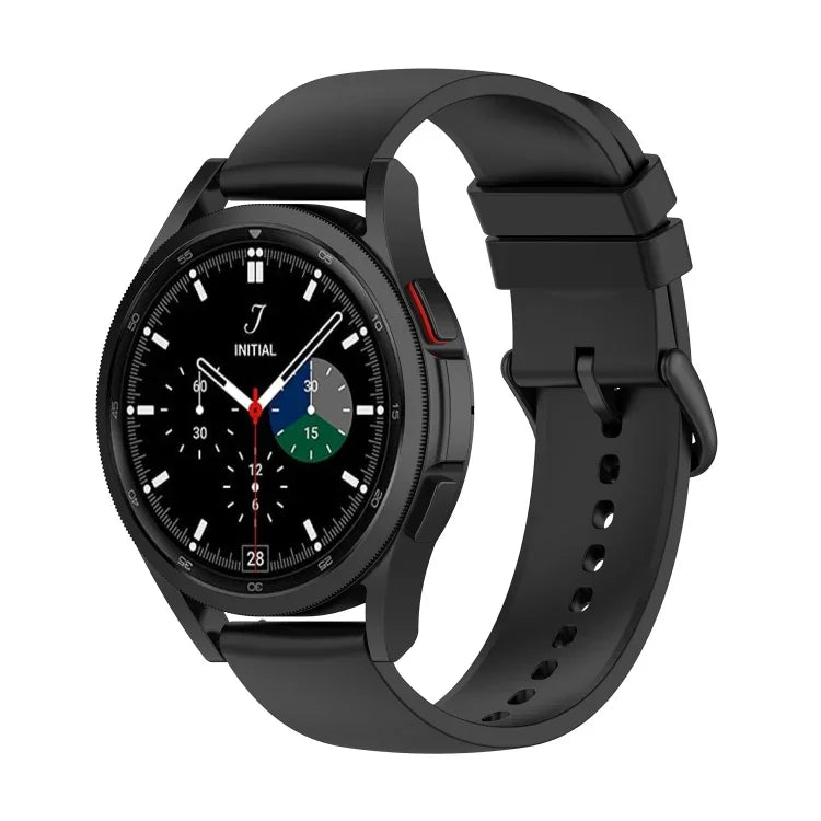 20mm Round Tail Silicone Watch Band, For Samsung Galaxy Watch 5 40mm, For Samsung Galaxy Watch 5 44mm, For Samsung Galaxy Watch 5 Pro 45mm