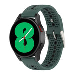 20mm 彩色孔洞矽膠錶帶，適用於 Samsung Galaxy Watch 5 40mm、Samsung Galaxy Watch 5 44mm、Samsung Galaxy Watch 5 Pro 45mm