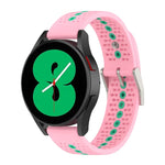 20mm 彩色孔洞矽膠錶帶，適用於 Samsung Galaxy Watch 5 40mm、Samsung Galaxy Watch 5 44mm、Samsung Galaxy Watch 5 Pro 45mm