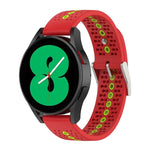 20mm 彩色孔洞矽膠錶帶，適用於 Samsung Galaxy Watch 5 40mm、Samsung Galaxy Watch 5 44mm、Samsung Galaxy Watch 5 Pro 45mm
