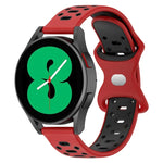 20mm 雙色鑽石矽膠錶帶，適用於 Samsung Galaxy Watch 5 40mm、Samsung Galaxy Watch 5 44mm、Samsung Galaxy Watch 5 Pro 45mm