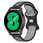 20mm 雙色鑽石矽膠錶帶，適用於 Samsung Galaxy Watch 5 40mm、Samsung Galaxy Watch 5 44mm、Samsung Galaxy Watch 5 Pro 45mm
