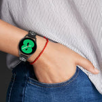 20mm 雙色鑽石矽膠錶帶，適用於 Samsung Galaxy Watch 5 40mm、Samsung Galaxy Watch 5 44mm、Samsung Galaxy Watch 5 Pro 45mm