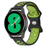20mm 雙色鑽石矽膠錶帶，適用於 Samsung Galaxy Watch 5 40mm、Samsung Galaxy Watch 5 44mm、Samsung Galaxy Watch 5 Pro 45mm