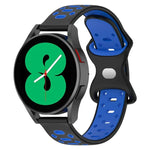 20mm 雙色鑽石矽膠錶帶，適用於 Samsung Galaxy Watch 5 40mm、Samsung Galaxy Watch 5 44mm、Samsung Galaxy Watch 5 Pro 45mm