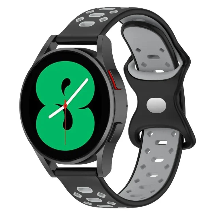 20mm 雙色鑽石矽膠錶帶，適用於 Samsung Galaxy Watch 5 40mm、Samsung Galaxy Watch 5 44mm、Samsung Galaxy Watch 5 Pro 45mm