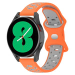 20mm 雙色鑽石矽膠錶帶，適用於 Samsung Galaxy Watch 5 40mm、Samsung Galaxy Watch 5 44mm、Samsung Galaxy Watch 5 Pro 45mm