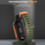 MIJOBS GS Unibody Two-color Watch Band, For Xiaomi Mi Band 7 / 7 NFC