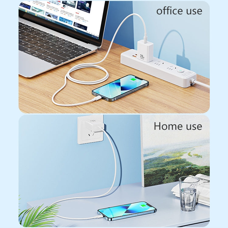 REMAX RP-U5 Extreme 2系列 20W PD充電器 + 1米USB-C / Type-C轉8 Pin快充數據線套裝，中規插頭，歐規插頭，美規插頭