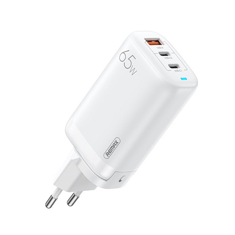 REMAX RP-U55 Territory系列 65W USB+雙USB-C / Type-C介面快充充電器，歐規插頭，英規插頭，中規插頭