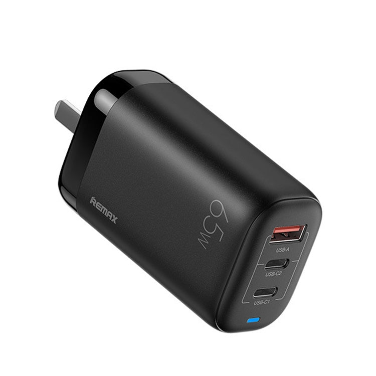 REMAX RP-U55 Territory系列 65W USB+雙USB-C / Type-C介面快充充電器，中規插頭