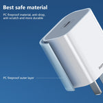 REMAX RP-U79 Speed系列 20W USB-C/Type-C多兼容快充充電器，中規插頭，歐規插頭，英規插頭