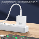 REMAX RP-U82 30W USB+USB-C/Type-C 雙介面快速充電器，中國插頭，英國插頭，美國插頭