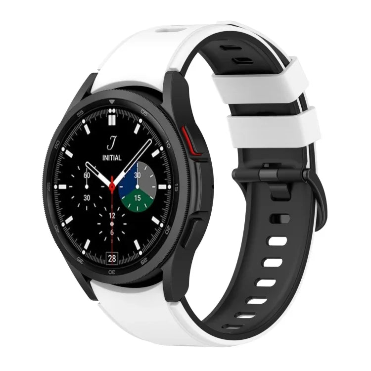 雙色矽膠錶帶，適用於 Samsung Galaxy Watch5 Pro 45mm/5 44mm/5 40mm