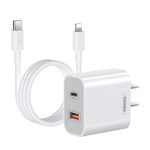 REMAX RP-U68 20W USB+USB-C/Type-C 雙介面快速充電器組，中國插頭，歐盟插頭，英國插頭，美國插頭