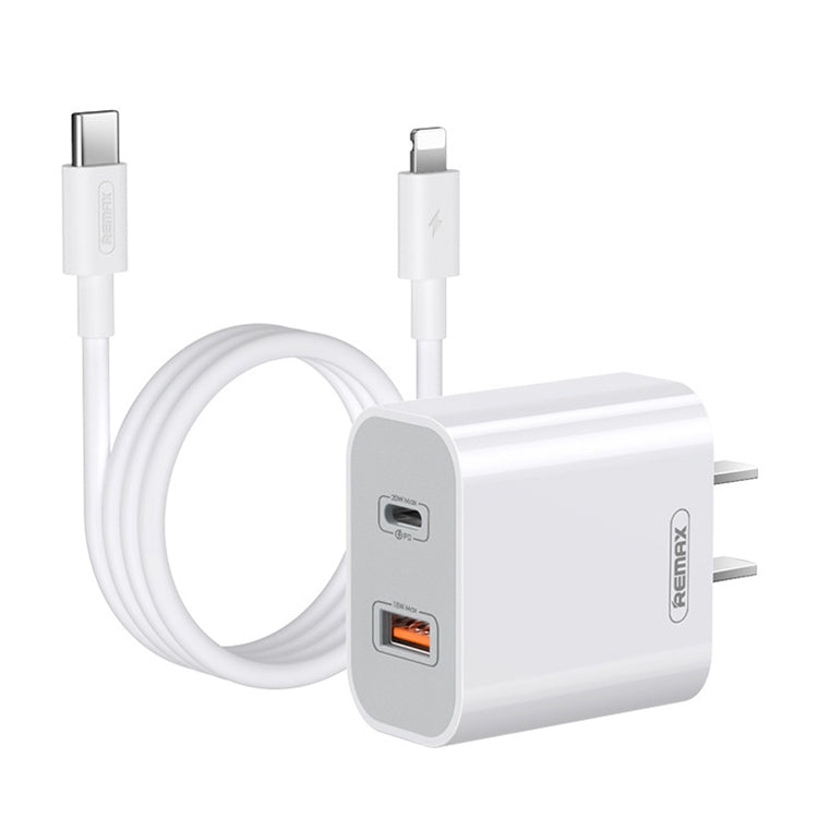 REMAX RP-U68 20W USB+USB-C/Type-C 雙介面快速充電器組，中國插頭，歐盟插頭，英國插頭，美國插頭