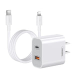 REMAX RP-U68 20W USB+USB-C/Type-C 雙介面快速充電器組，中國插頭，歐盟插頭，英國插頭，美國插頭