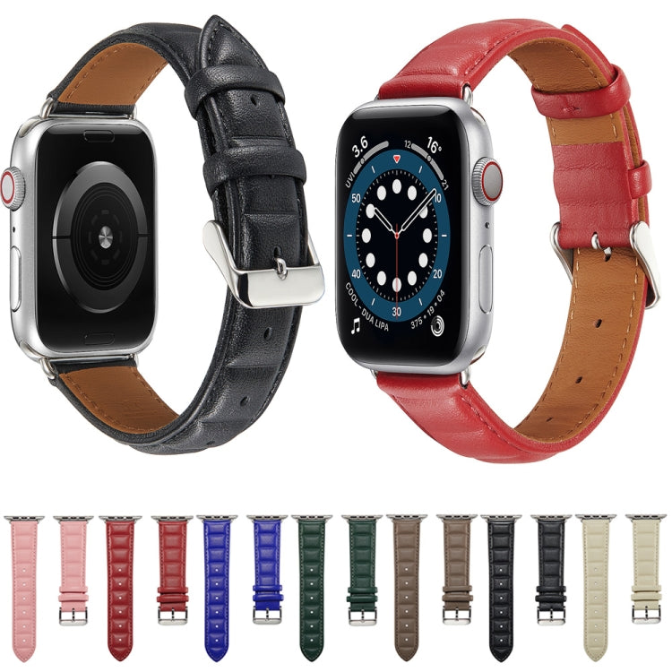 真皮錶帶，適用於Apple Watch Series，7 45mm / 6&SE&5&4 44mm / 3&2&1 42mm，7 41mm / 6&SE&5&4 40mm / 3&2&1 38mm