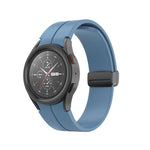 摺疊扣矽膠錶帶，適用於 Samsung Galaxy Watch5 40mm / 44mm / Pro 45mm
