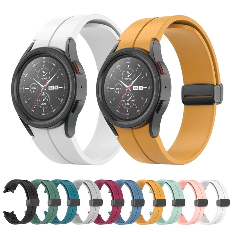 摺疊扣矽膠錶帶，適用於 Samsung Galaxy Watch5 40mm / 44mm / Pro 45mm