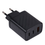 AR-892 3 合 1 QC3.0 PD20W USB + USB-C / Type-C 牆壁旅行充電器，歐盟插頭，英國插頭