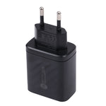 AR-892 3 合 1 QC3.0 PD20W USB + USB-C / Type-C 牆壁旅行充電器，歐盟插頭，英國插頭