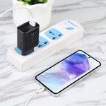 AR-892 3 合 1 QC3.0 PD20W USB + USB-C / Type-C 牆壁旅行充電器，歐盟插頭，英國插頭