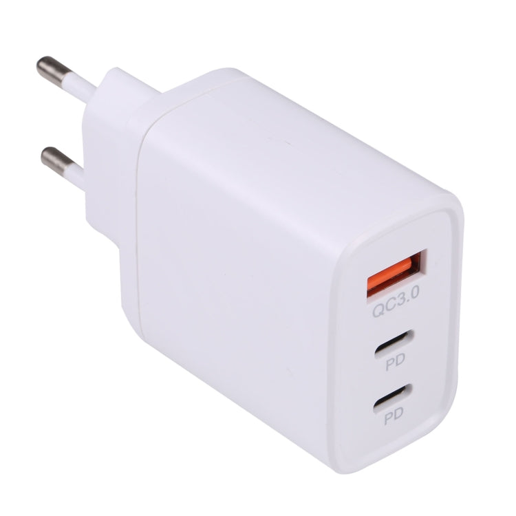 AR-892 3 合 1 QC3.0 PD20W USB + USB-C / Type-C 牆壁旅行充電器，歐盟插頭，英國插頭