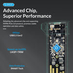 ORICO-USB3.1 Gen1 Type-C 6Gbps M.2 SATA SSD 外接盒