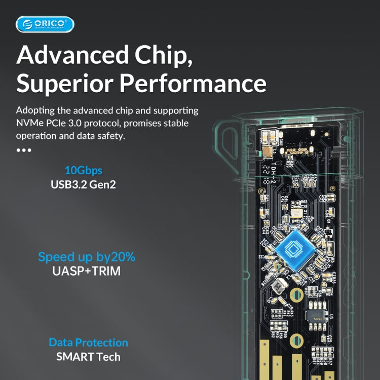 ORICO-USB3.1 Gen1 Type-C 6Gbps M.2 SATA SSD 外接盒