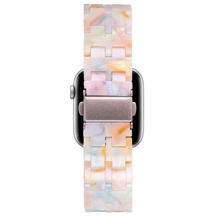 五珠樹脂錶帶，適用於 Apple Watch 系列，7 45mm / 6&SE&5&4 44mm / 3&2&1 42mm，7 41mm / 6&SE&5&4 40mm / 3&2&1 38mm