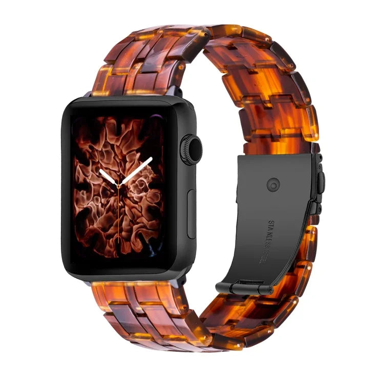五珠樹脂錶帶，適用於 Apple Watch 系列，7 45mm / 6&SE&5&4 44mm / 3&2&1 42mm，7 41mm / 6&SE&5&4 40mm / 3&2&1 38mm
