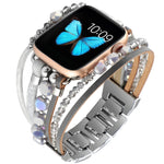 珠寶錶帶，適用於Apple Watch Series，7 45mm / 6&SE&5&4 44mm / 3&2&1 42mm，7 41mm / 6&SE&5&4 40mm / 3&2&1 38mm