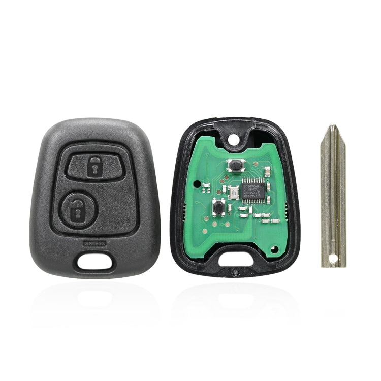 For Peugeot 206 433MHz 2 Buttons Intelligent Remote Control Car Key, NE78, SX9