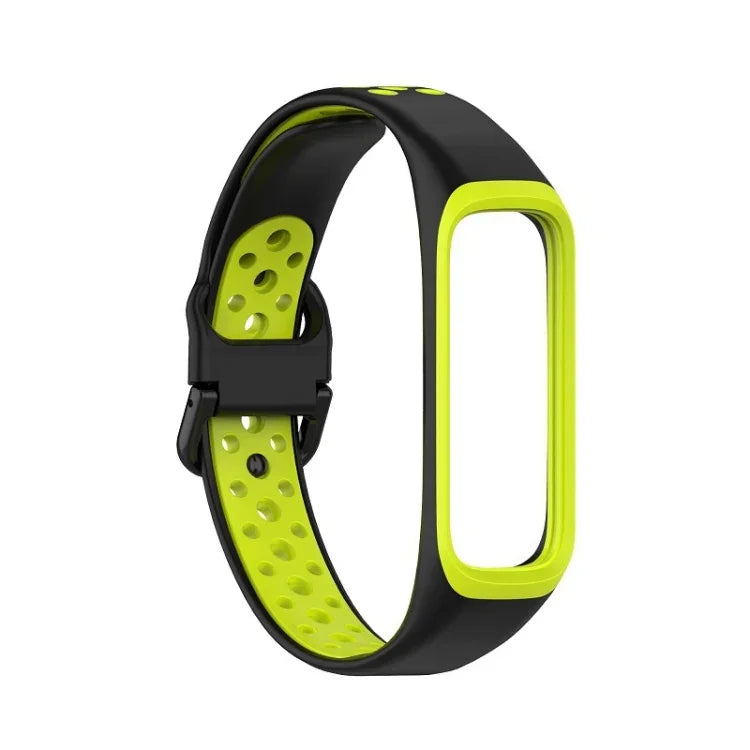 SM-R220 雙色矽膠錶帶，適用於 Samsung Galaxy Fit 2