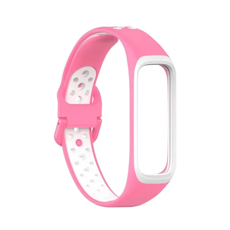 SM-R220 雙色矽膠錶帶，適用於 Samsung Galaxy Fit 2