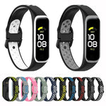 SM-R220 雙色矽膠錶帶，適用於 Samsung Galaxy Fit 2