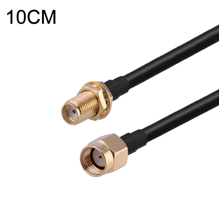 RG174 射頻同軸轉接線，長度：10cm，10cm RP-SMA 公對 RP-SMA 母，10cm RP-SMA 公對 RP-SMA 公，10cm RP-SMA 公對 SMA 母，10cm RP-SMA 公對 SMA 公，10cm SMA 公對 SMA 母，10cm SMA 公對 RP-SMA 母