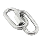 304不鏽鋼快速連接環跑道扣環，5個3.5mm，5個4mm，3個5mm，3個6mm，2個7mm，2個8mm，9mm，10mm