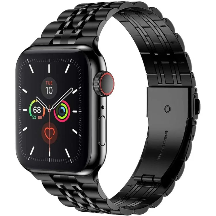七珠超薄不鏽鋼錶帶，適用於 Apple Watch 系列，7 45mm / 6&SE&5&4 44mm / 3&2&1 42mm，7 41mm / 6&SE&5&4 40mm / 3&2&1 38mm