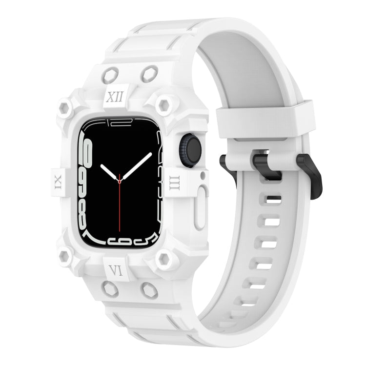 一體成型矽膠錶帶，適用於 Apple Watch 系列，7 45mm / 6&SE&5&4 44mm / 3&2&1 42mm，7 41mm / 6&SE&5&4 40mm / 3&2&1 38mm