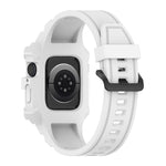 一體成型矽膠錶帶，適用於 Apple Watch 系列，7 45mm / 6&SE&5&4 44mm / 3&2&1 42mm，7 41mm / 6&SE&5&4 40mm / 3&2&1 38mm