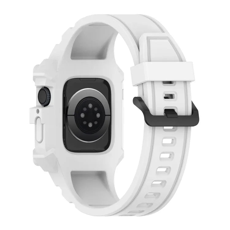 一體成型矽膠錶帶，適用於 Apple Watch 系列，7 45mm / 6&SE&5&4 44mm / 3&2&1 42mm，7 41mm / 6&SE&5&4 40mm / 3&2&1 38mm