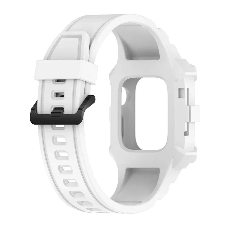一體成型矽膠錶帶，適用於 Apple Watch 系列，7 45mm / 6&SE&5&4 44mm / 3&2&1 42mm，7 41mm / 6&SE&5&4 40mm / 3&2&1 38mm