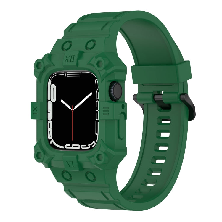 一體成型矽膠錶帶，適用於 Apple Watch 系列，7 45mm / 6&SE&5&4 44mm / 3&2&1 42mm，7 41mm / 6&SE&5&4 40mm / 3&2&1 38mm