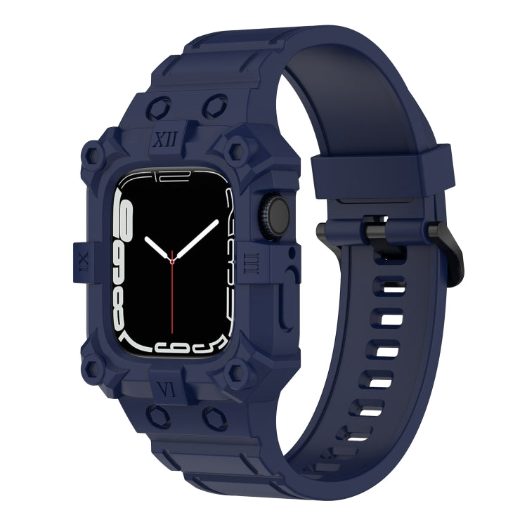 一體成型矽膠錶帶，適用於 Apple Watch 系列，7 45mm / 6&SE&5&4 44mm / 3&2&1 42mm，7 41mm / 6&SE&5&4 40mm / 3&2&1 38mm