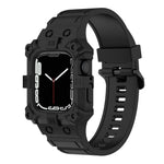 一體成型矽膠錶帶，適用於 Apple Watch 系列，7 45mm / 6&SE&5&4 44mm / 3&2&1 42mm，7 41mm / 6&SE&5&4 40mm / 3&2&1 38mm
