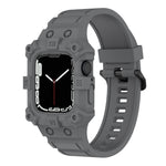 一體成型矽膠錶帶，適用於 Apple Watch 系列，7 45mm / 6&SE&5&4 44mm / 3&2&1 42mm，7 41mm / 6&SE&5&4 40mm / 3&2&1 38mm