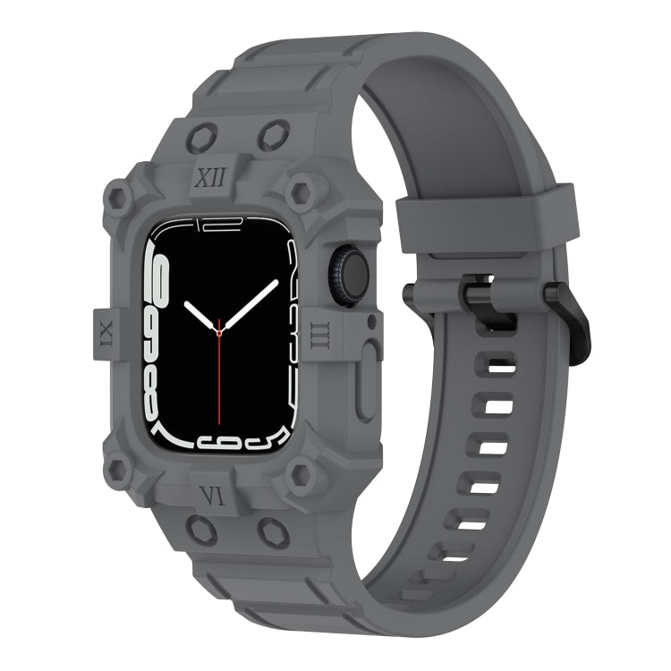 一體成型矽膠錶帶，適用於 Apple Watch 系列，7 45mm / 6&SE&5&4 44mm / 3&2&1 42mm，7 41mm / 6&SE&5&4 40mm / 3&2&1 38mm